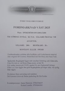 Ford marknad väst 2025