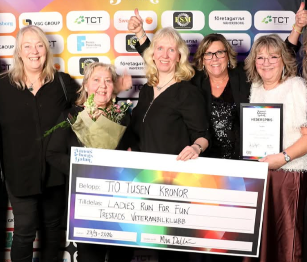 Hederspris Vänersborgsgalan 2026 Ladies Run for Fun
